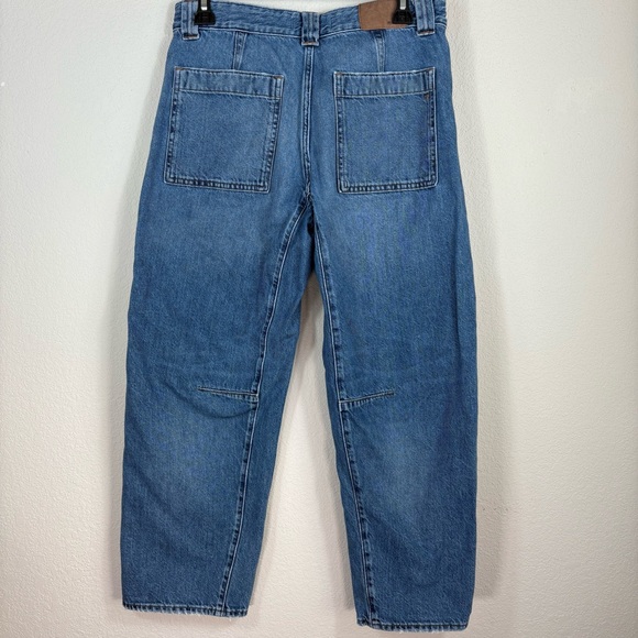 Madewell The Darted Barrel-Leg Jeans – Size 27 (Danver Wash) - Picture 7 of 10